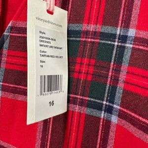 Vineyard vines plaid dress
